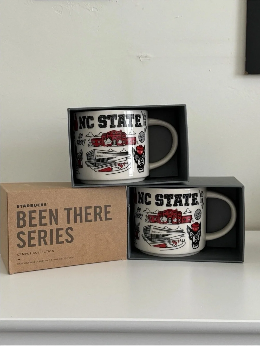 Starbucks NC State Mug Wolfpack Been There Series Campus Collection NIB 2024 New